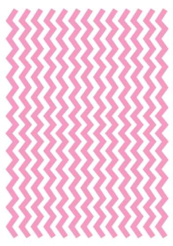 Printed Wafer Paper - Chevron Pastel Pink - Click Image to Close